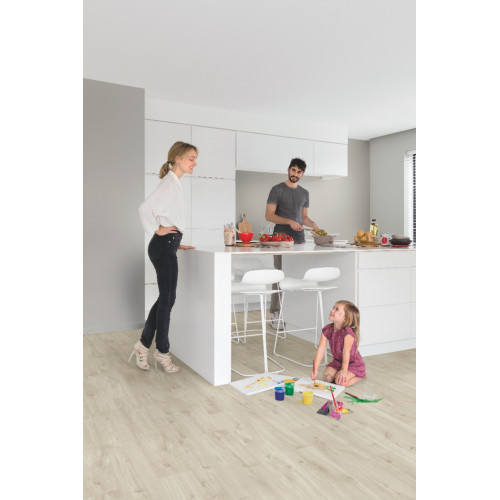 Виниловое покрытие Quick-Step Blos base - Small Planks Дуб каньон бежевый AVSPT40038 (4mm)