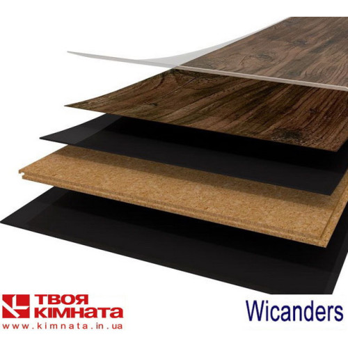 Виниловый пол Wicanders Hydrocork Rustic Fawn Oak B5WU001