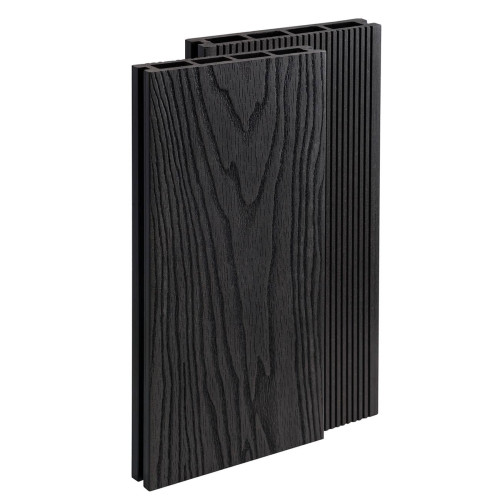 Террасная доска BRUGGAN Elegant Light 3D Anthracite