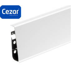 Плинтус пластиковый Cezar Hi Line Prestige ПВХ Белый Глянец