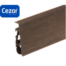 Плинтус пластиковый Cezar Hi Line Prestige ПВХ Hikory Матовый