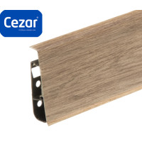 Плинтус пластиковый Cezar Hi Line Prestige ПВХ Невада Матовый