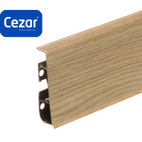 Плинтус пластиковый Cezar Hi Line Prestige ПВХ Дуб Klasyczny Матовый