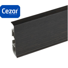 Плинтус пластиковый Cezar Hi Line Prestige ПВХ Wenge Венге Матовый