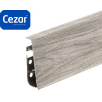 Плинтус пластиковый Cezar Hi Line Prestige ПВХ Дуб Hokaido Матовый