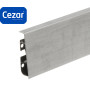 Плинтус пластиковый Cezar Hi Line Prestige ПВХ Серый камень Матовый