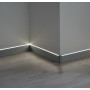 Плинтус алюминиевый Profilpas Prolight Metal Line с LED подсветкой П-образный