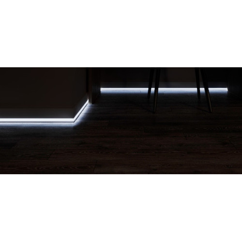 Плинтус Cezar ELEGANCE LPC-29LE LED Белый матовый