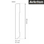 Плинтус Arbiton STIQ 80 S810 Белый