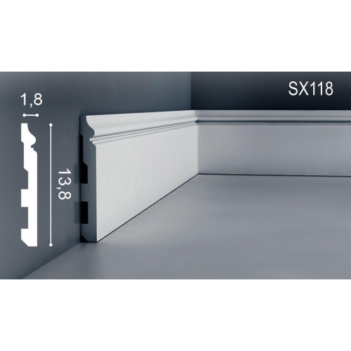 Плинтус дюрополимерный ORAC SX118