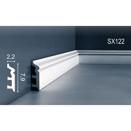 Плинтус дюрополимерный ORAC SX122