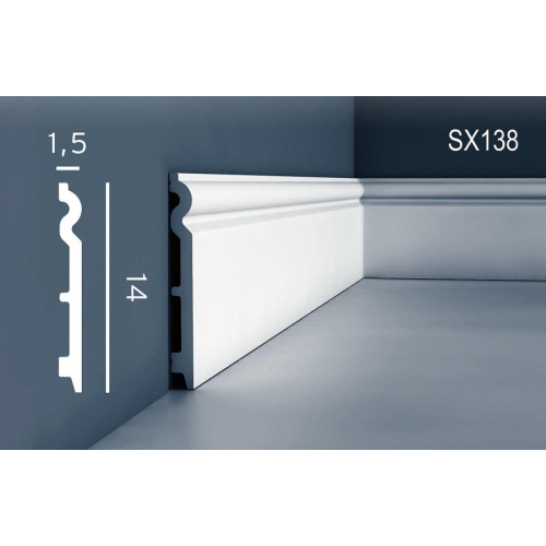 Плинтус дюрополимерный ORAC SX138