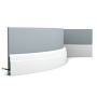 Плинтус полиуретановый гибкий ORAC SX155F