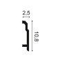 Плинтус полиуретановый гибкий ORAC SX155F