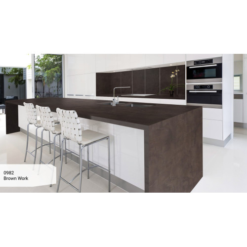 Широкоформатная HPL панель Brown Work 0982