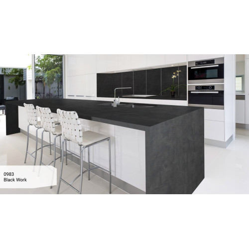 Широкоформатная HPL панель Black Work 0983