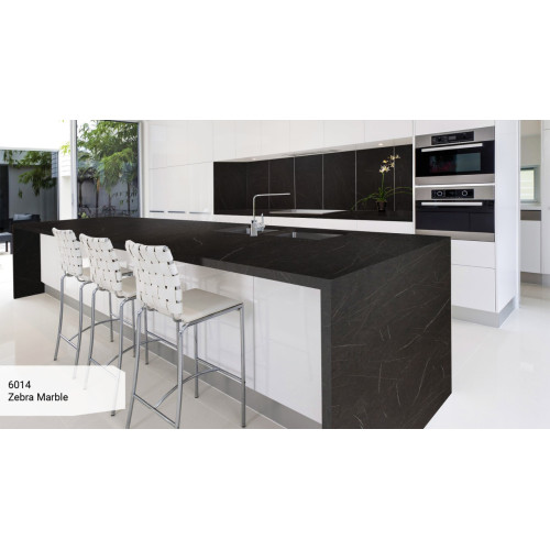 Широкоформатная HPL панель Zebra Marble 6014