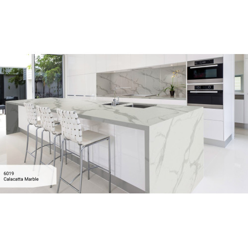 Широкоформатная HPL панель Calacatta Marble 6019 Morematt