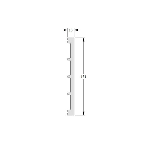 Плинтус дюрополимерный ORAC SX168