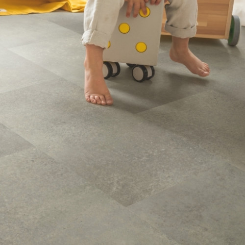 Виниловое покрытие Quick-Step Oro - Tiles Бетонная скала AVSTU40234 (4+1mm)