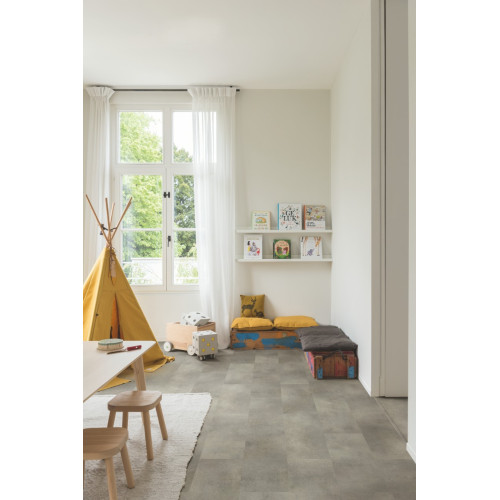 Виниловое покрытие Quick-Step Oro Base - Tiles Бетонная скала AVSTT40234 (4mm)