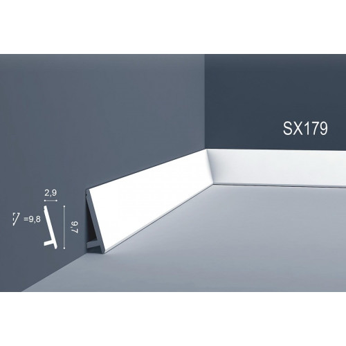 Плинтус дюрополимерный ORAC SX179