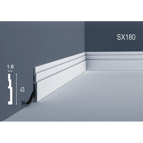 Плинтус дюрополимерный ORAC SX180