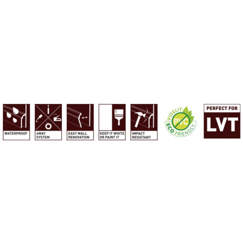 Плинтус Arbiton VEGA Белый P0810