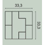 Декоративная 3D панель Orac Decor W103 Cubi