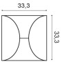 Декоративная 3D панель Orac Decor W107 Circle
