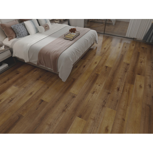 Виниловый пол SPC APRO AUTHENTIC + подложка Cognac Oak 506