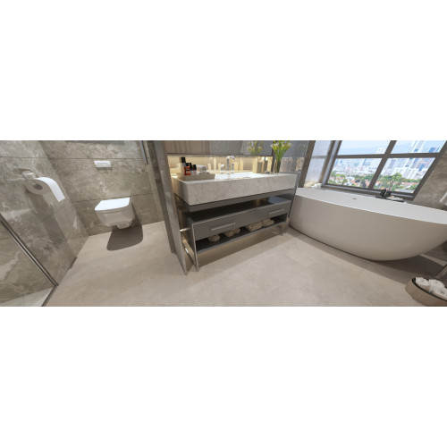 Виниловые полы SPC APRO STONE + подложка Concrete Sand ST-802