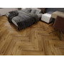 Виниловый пол SPC APRO AUTHENTIC ёлочка + подложка Gold Oak 501
