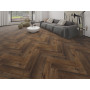 Виниловый пол SPC APRO AUTHENTIC ёлочка + подложка Coffe Oak 510