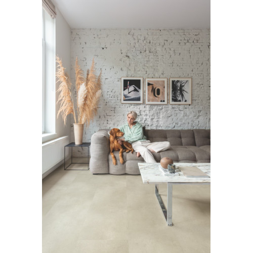 Виниловое покрытие Quick-Step ILLUME Бетон песчаник AVMTU40274 (5+1мм)