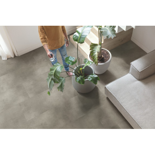 Виниловое покрытие Quick-Step ILLUME Бетон с прожилками AVMTU40273 (5+1мм)
