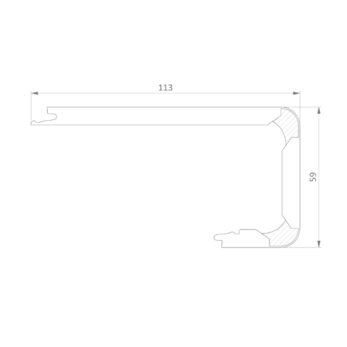 Ламинированная накладка на лестницу коллекция CLASSIC