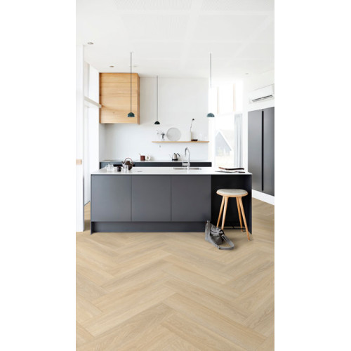 Виниловое покрытие IVC DIVINO Drayback Herringbone Tucker Oak 85246