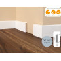 Плинтус МДФ Dollken Cubu flex 60 мм 1202 (1012) Серый