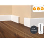 Плинтус МДФ Dollken Cubu flex 100 мм 1209 Антрацит