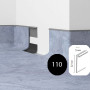 Плинтус Dollken EL 3.5 Чёрный 110/W225