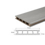 Террасная доска Bergdeck B150 Антрацит (ДПК)