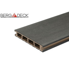 Террасная доска Bergdeck B150 Чёрный (ДПК)