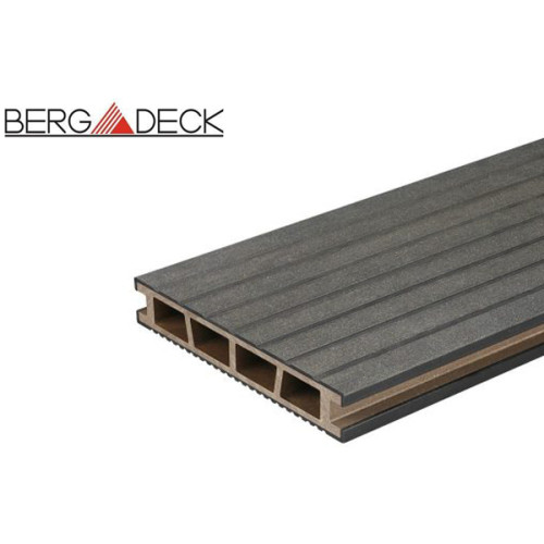 Террасная доска Bergdeck B150 Чёрный (ДПК)