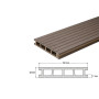 Террасная доска Bergdeck B150 Орех (ДПК)