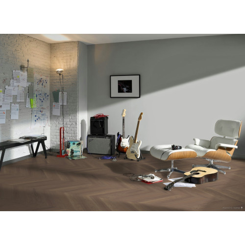 Паркетная доска Parador TT10 mV4 Дуб Chevron Oak White мат лак 1748487