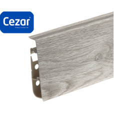Плинтус пластиковый Cezar Hi Line Prestige ПВХ Дуб Масала Матовый