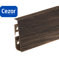 Плинтус пластиковый Cezar Hi Line Prestige Дуб Леонардо Матовый