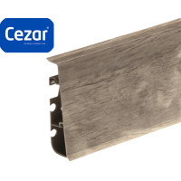 Плинтус пластиковый Cezar Hi Line Prestige ПВХ Дуб Кельтский Матовый