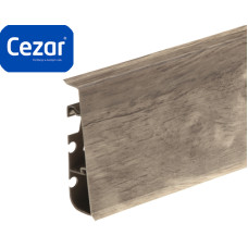 Плинтус пластиковый Cezar Hi Line Prestige ПВХ Дуб Кельтский Матовый